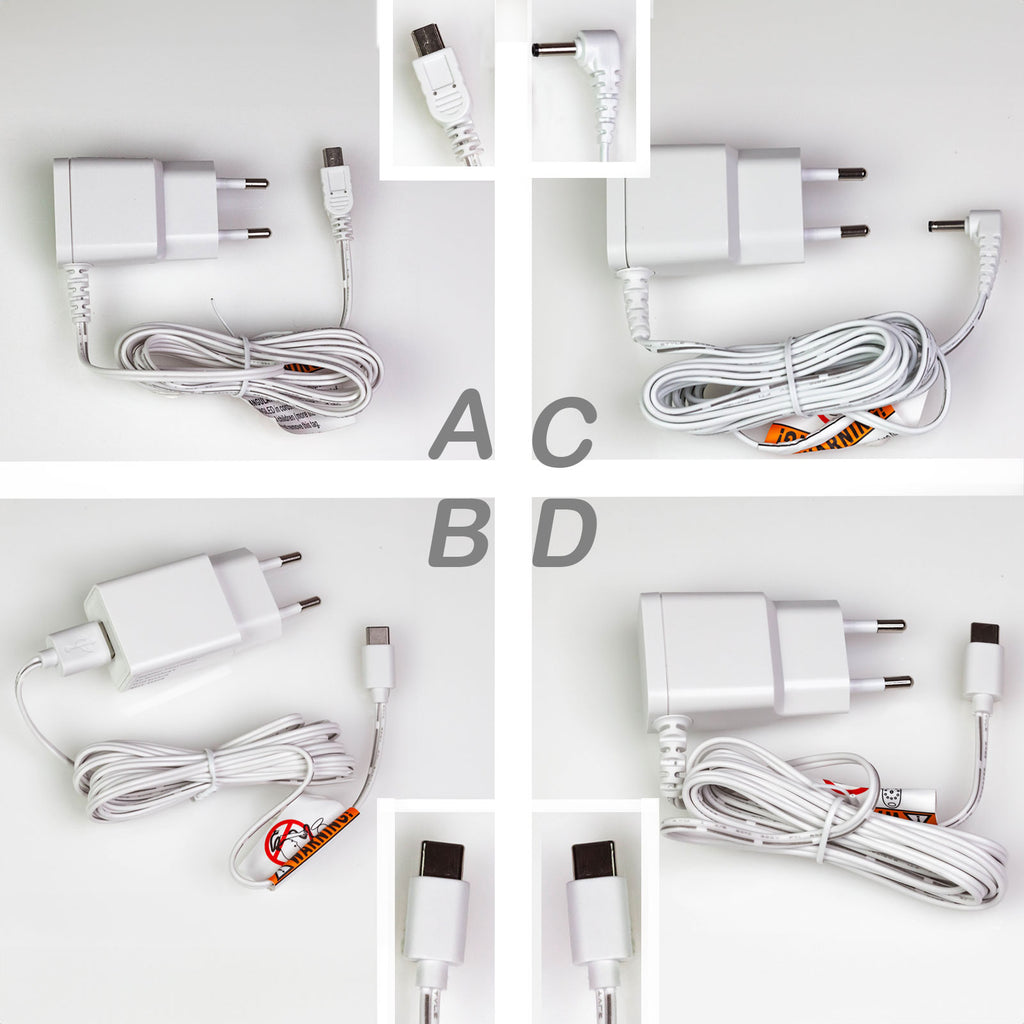 Ladegerät für Babyphone VB601, VB603, VB605, V607, Lionello Babyline 5.1 und 7.1, Dragon Touch E40 und Orretti V9 Babyfon
