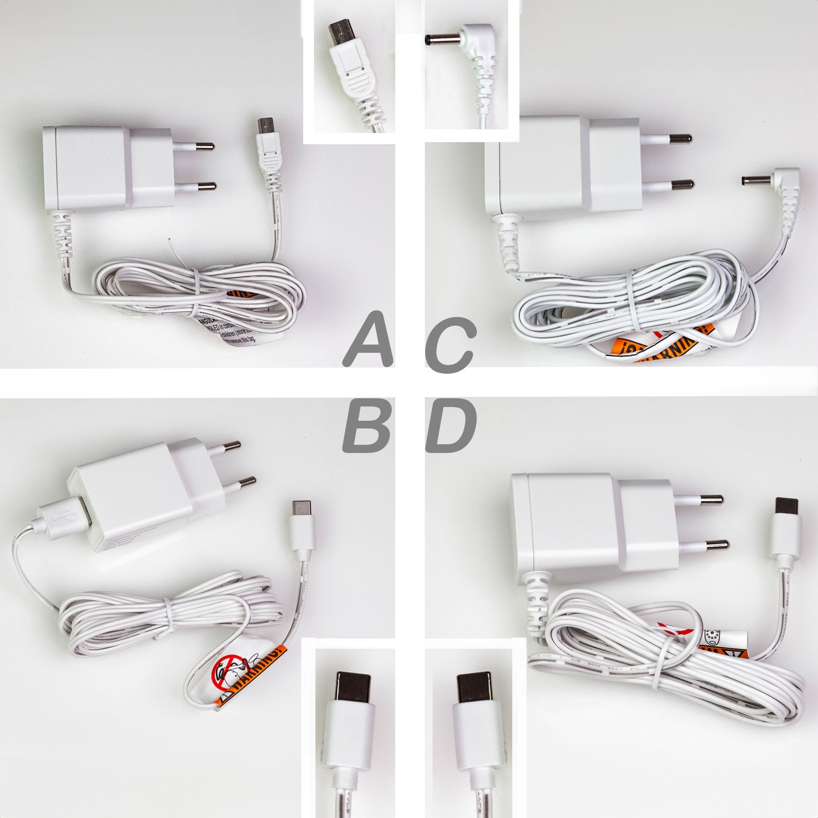 Ladegerät für Babyphone VB601, VB603, VB605, V607, Lionello Babyline 5.1 und 7.1, Dragon Touch E40 und Orretti V9 Babyfon