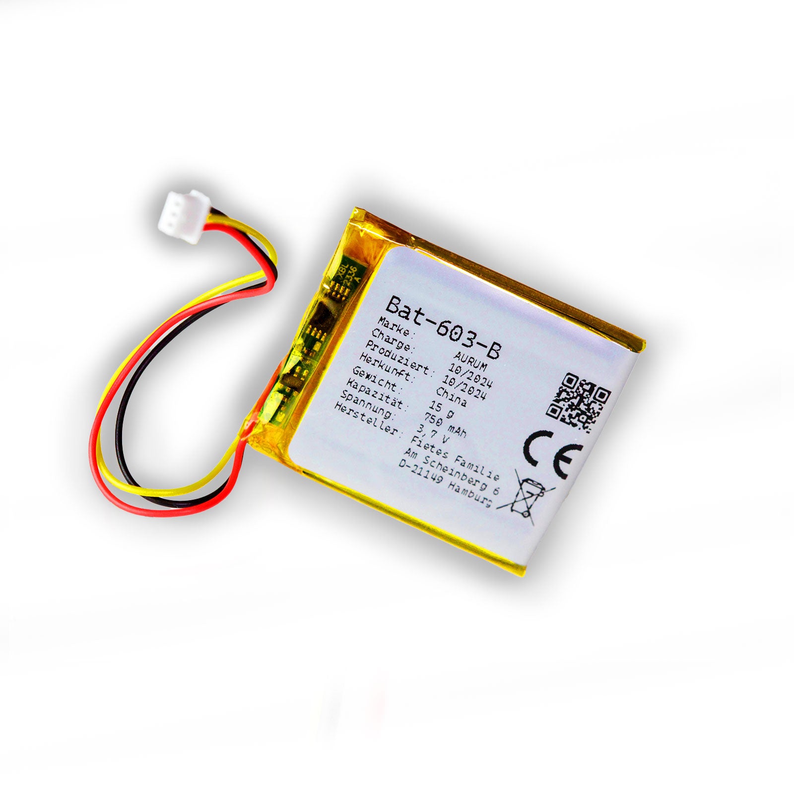 Akku für Babyphone GHB, BOIFUN, Boavision VB601, VB603, VB605, Oretti V8, Babyfon u. a.