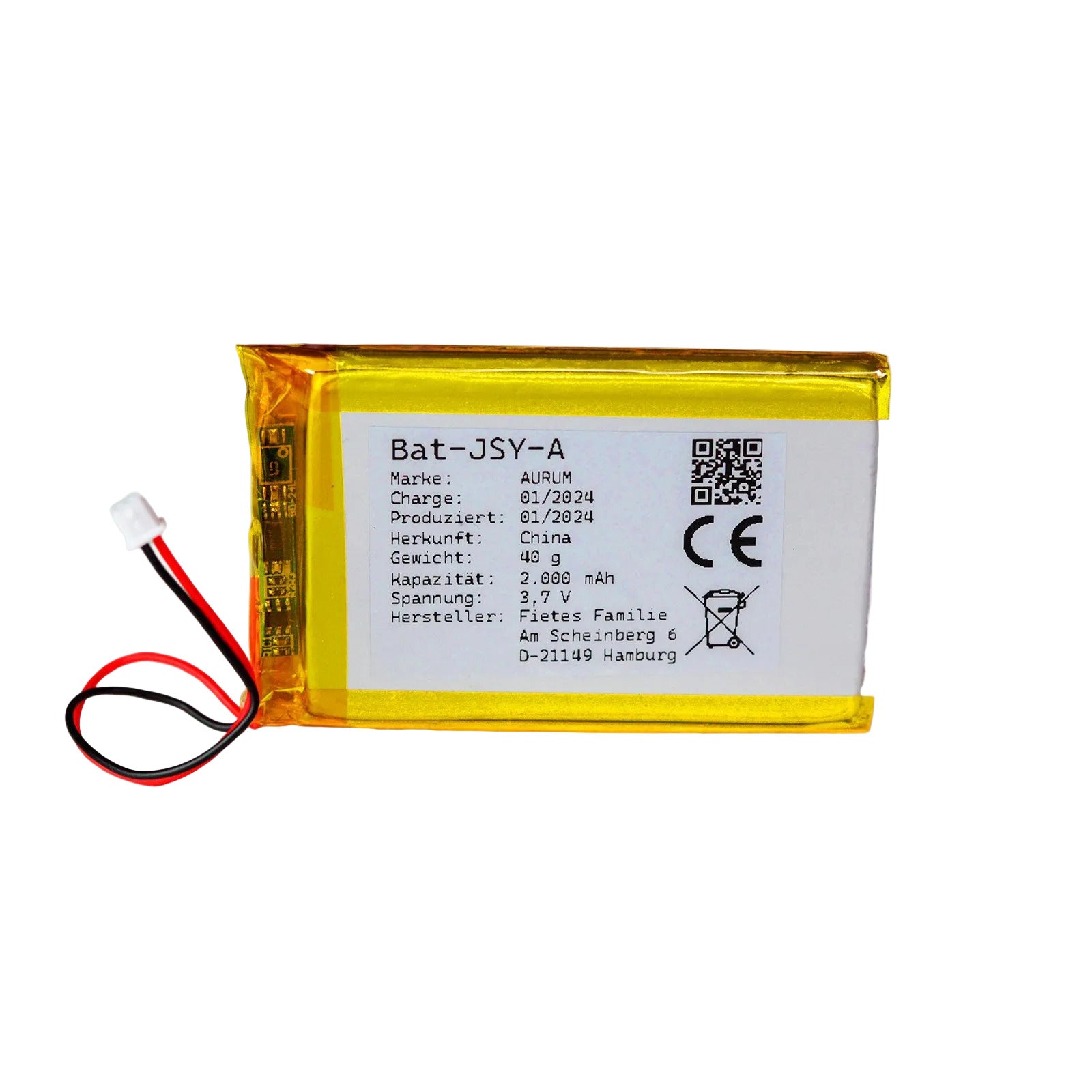 Akku für Adoric JSY-21, GHB ABM600, HeimVision HM136 – 2000mAh Li-Po Ersatzbatterie | Obvhnua ABM900, ABM210