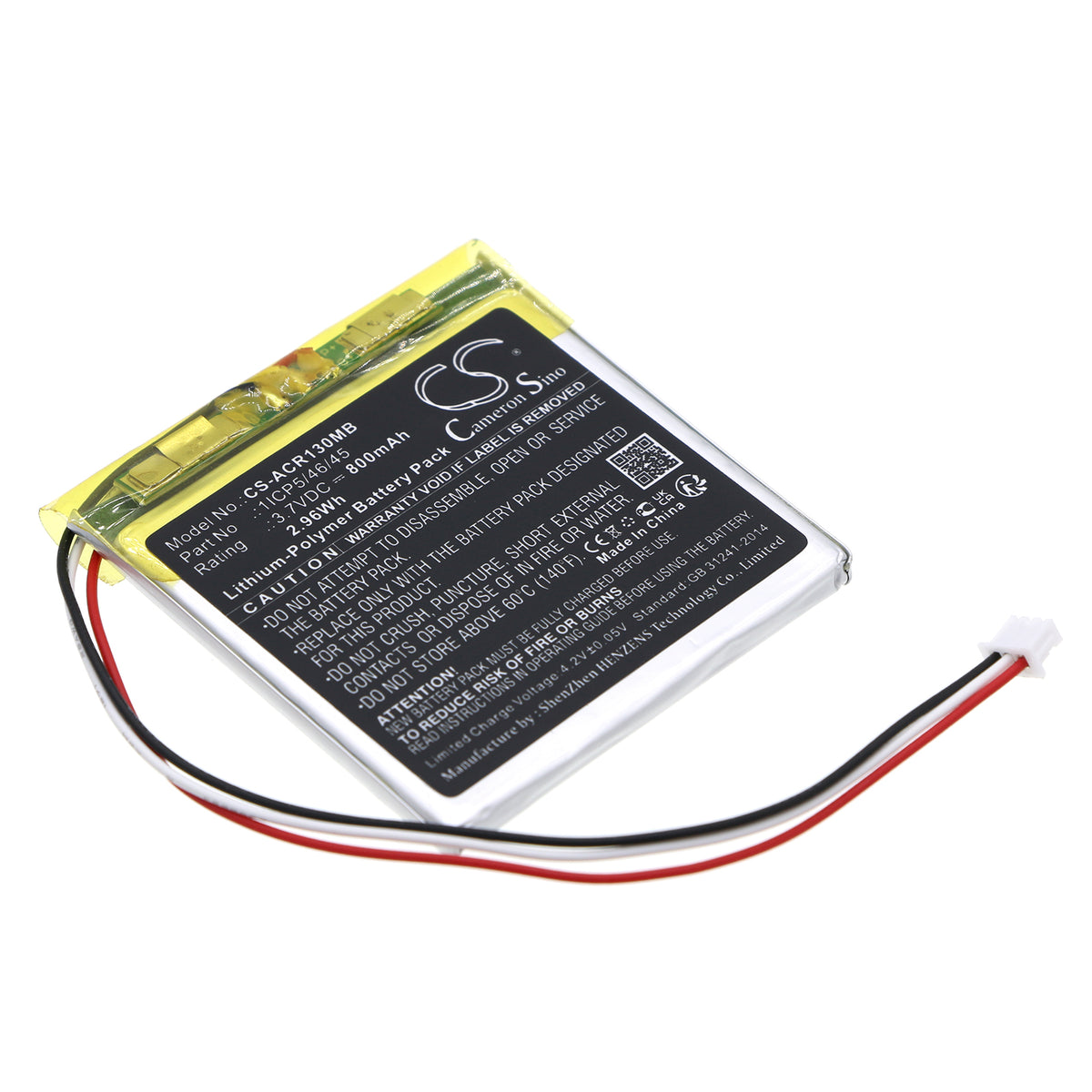 Ersatzakku Angelcare AC1300 und AC1320 – 800 mAh