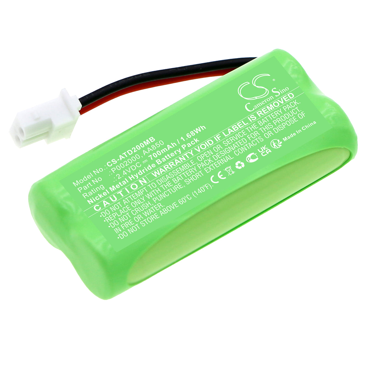 Ersatzakku Alecto DBX-20 – 700 mAh